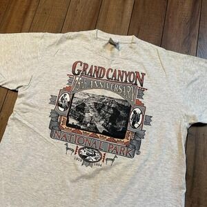 Vintage Grand Canyon Arizona T Shirt Men's Size‎ XL Gray Single Stitch Nature